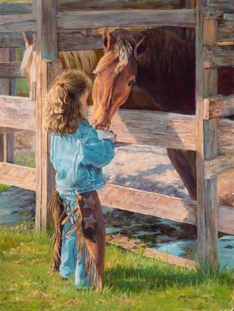June Dudley - Morning Chores
