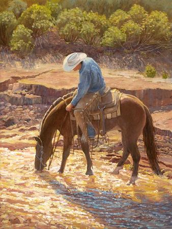 June Dudley - Sunstruck - Canvas Giclee