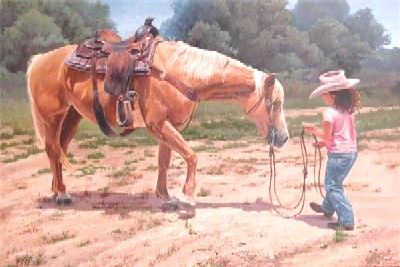 June Dudley - Texas Two Step - Western Print