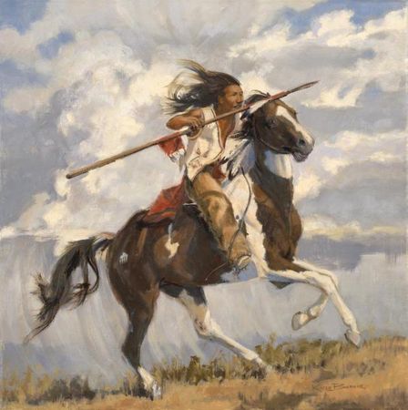 Karen Bonnie - Storm Cloud - Native American Indian Print