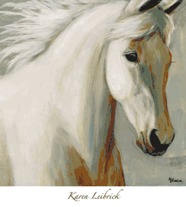 Karen Leibrick - Strider I - Horse Print