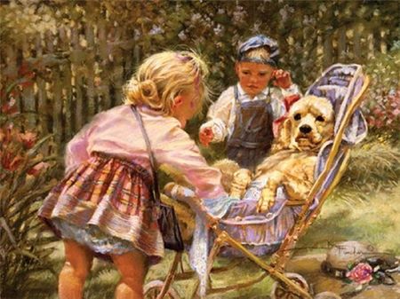 Kathryn Fincher - Things We Do For Love - Children's Print