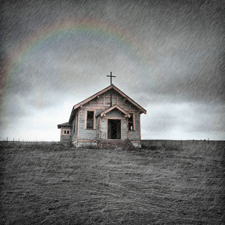 Kay Lynn Reilly - Cowboy Church - Rainbow Over a Church UNAVAILABLE
