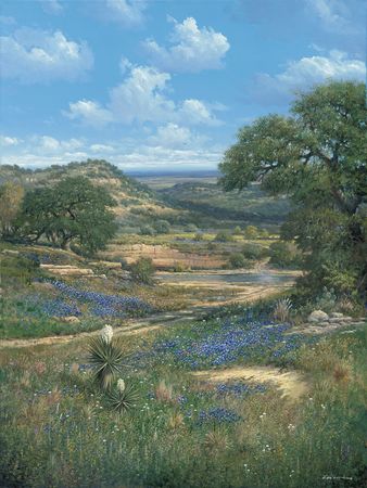 George Kovach - Big Country Crossing - Bluebonnet Art