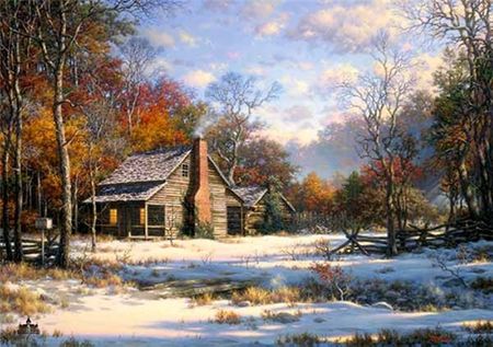Larry Dyke - Early Snow - Limited Edition Print