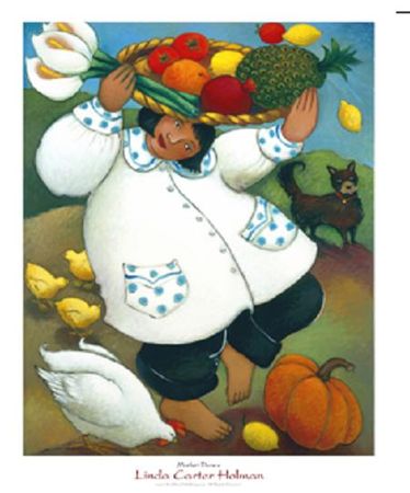 Linda Carter Holman - Market Dance - Signed Giclee