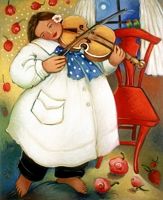 Linda Carter Holman - Red Chair Sonnata - Limited Edition UNAVAILABLE