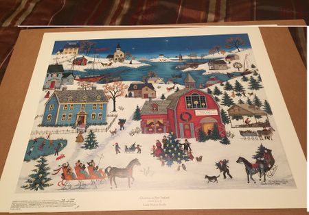 Linda Nelson Stocks - Christmas in New England - S/N Print