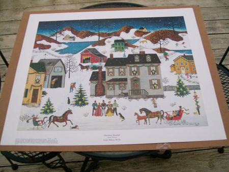 Linda Nelson Stocks - Christmas Snowfall - Limited Edition Print