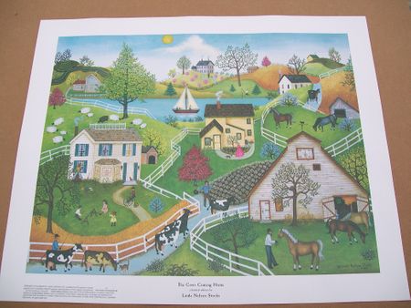 Linda Nelson Stocks - Cows Coming Home - Limited Edition Print