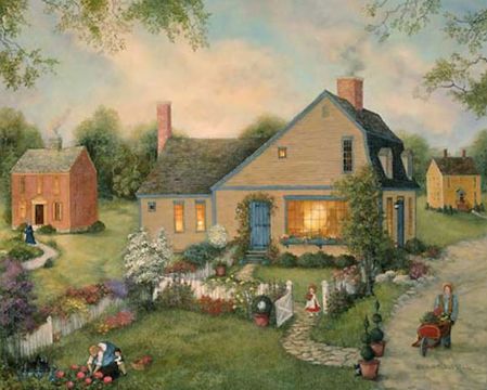 Linda Nelson Stocks - Elizabeth's Flower Garden - Limited Edition