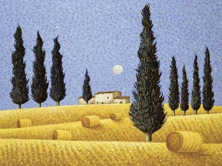 Lowell Herrero - Cypress & Hay - Village Print