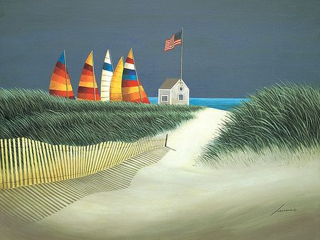 Lowell Herrero - Summer Rental - Coastal Print