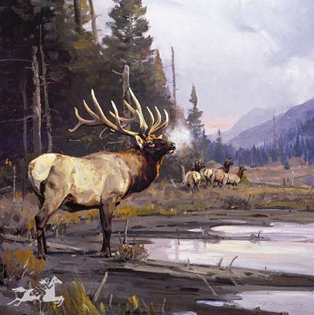 Luke Frazier - Lord of Trinchera - Elk Print