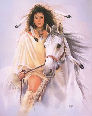 Maija - Mystic Rider - Native American Indian Print UNAVAILABLE