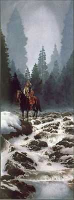 Mark Silversmith - High Mountain Cascade - Signed & Numbered Print
