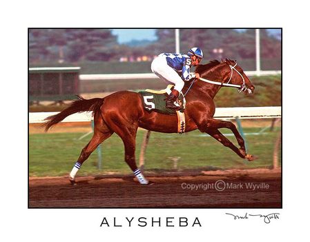 Mark Wyville - Alysheba Photo