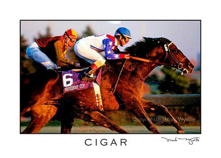 Mark Wyville - Cigar in the Stretch Print