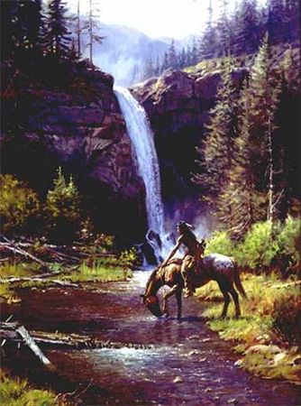 Martin Grelle - Peaceful Morn - Canvas Giclee Artist Proof