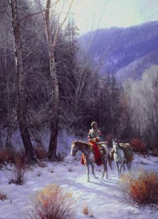 Martin Grelle - Wary Traveler - Canvas Giclee