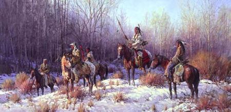Martin Grelle - Weary Hunters - Canvas UNAVAILABLE