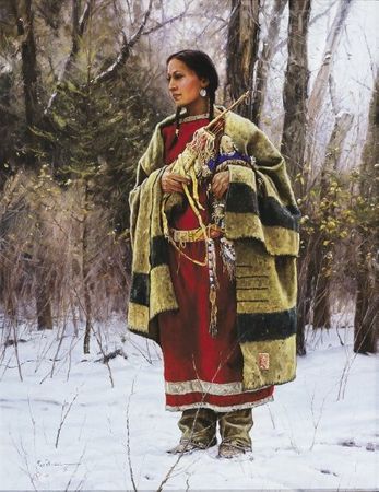 Martin Grelle - With Wonder She Waits - Canvas Giclee