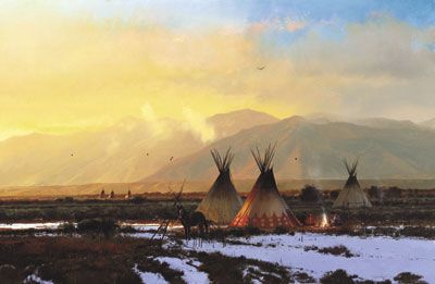 Michael Coleman - Blackfeet Bitterroot Valley - Limited Edition Giclee