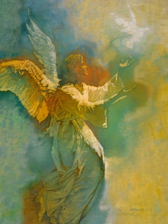Michael Dudash - Angel and the Spirit - Christian Print