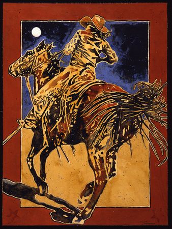 Michael Swearngin - She Held the Line - Canvas Giclee