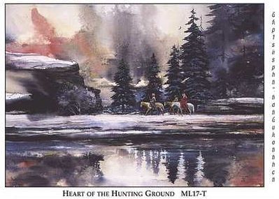 Milton Lewis - Heart Of The Hunting Ground - Signed & Numbered