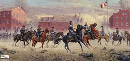 Mort Kunstler - Are You Hurt Sir? - Limited Edition Canvas Giclee