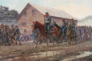 Mort Kunstler - Jackson's Foot Cavalry - Signed & Numbered Print