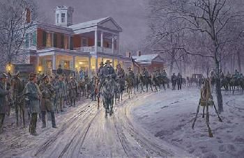Mort Kunstler - Merry Christmas General Lee - Signed & Numbered Print