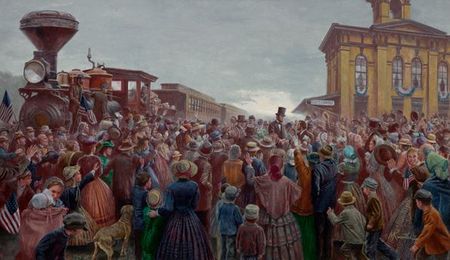 Mort Kunstler - Mr. Lincoln Comes to Gettysburg - Limited Edition