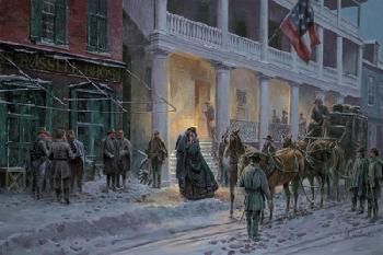 Mort Kunstler - Mrs. Jackson Comes to Winchester - Limited Edition