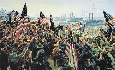 Mort Kunstler - The Glorious Fourth - Civil War Print
