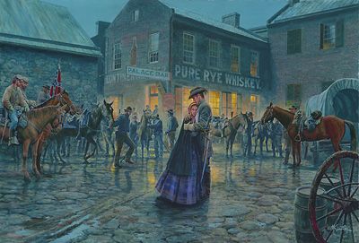 Mort Kunstler - The Palace Bar - Limited Edition Civil War Print