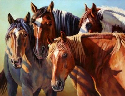 Nancy Davidson - Say What - Horse Print - Available Again!