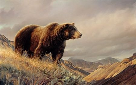 Nancy Glazier - Fresh Air - Limited Edition Bear Art UNAVAILABLE