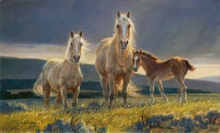 Nancy Glazier - Golden Glory - Palomino Print