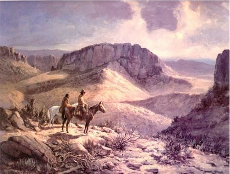 Olaf Wieghorst - Indian Country - Signed & Numbered Print