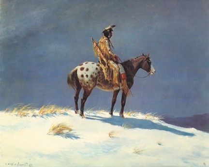 Olaf Wieghorst - Nez Perce on Appaloosa - Limited Edition