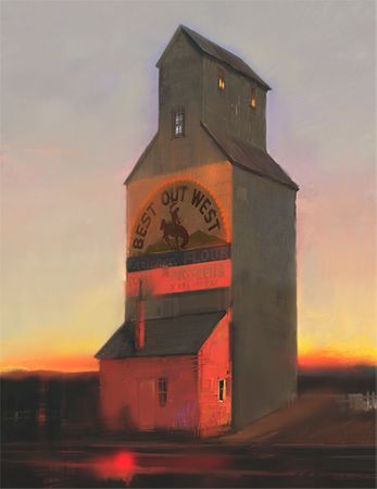 R. Tom Gilleon - Best Out West - Western Canvas Giclee