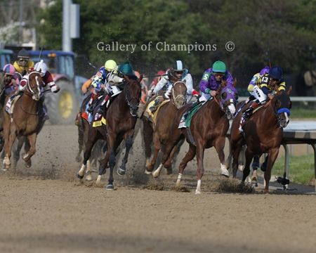 Racehorse California Chrome Winning Kentucky Derby Photo #4 - Turn