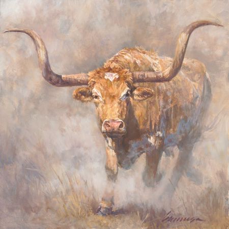Ragan Gennusa - Trouble - Longhorn Art Print
