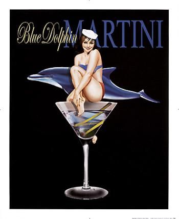 Ralph Burch - Blue Dolphin Martini UNAVAILABLE