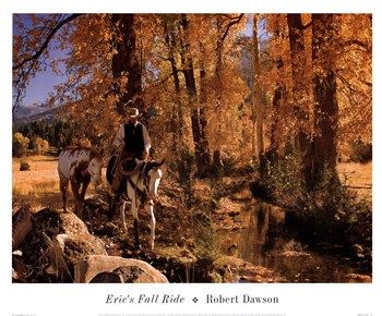Robert Dawson - Eric's Fall Ride - Horse Print