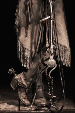 Robert Dawson - The Buckaroo - Western Print - Canvas Options