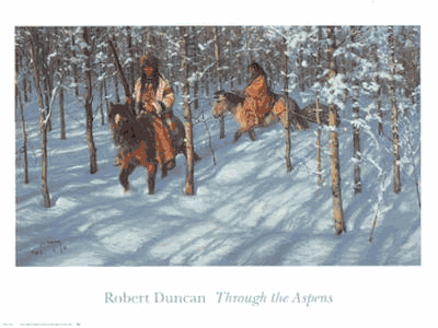 Robert Duncan - Through the Aspens - Americana Art Print UNAVAILABLE