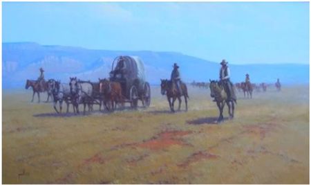 Robert Pummill - Back to Texas - Signed & Numbered Western Print